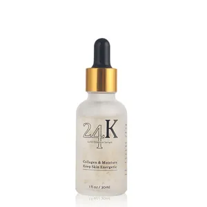 Hot selling 24k gold serum for anti age and whitening skin and antioxidant