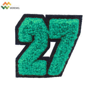 卸売 3D シェニールパッチタオル 刺繍パッチ 文字アップリケ セーター用 - Product Image 3