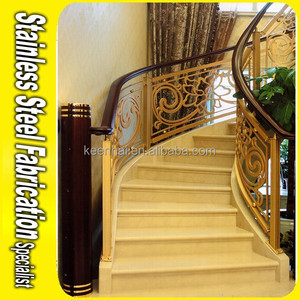 Fini laiton Customed <span class=keywords><strong>garde</strong></span> - <span class=keywords><strong>corps</strong></span> <span class=keywords><strong>en</strong></span> <span class=keywords><strong>aluminium</strong></span> balustre - Product Image 5