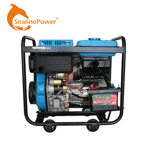 Japón tecnología 5KW 5KVA portátil tipo abierto generador diesel 186F motor diesel Comienzo de retroceso/arranque eléctrico - Product Image 4
