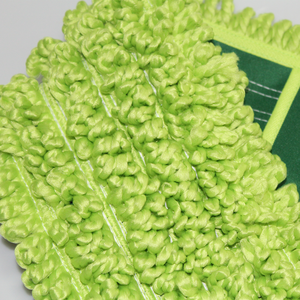 Almohadilla de fregona de <span class=keywords><strong>limpieza</strong></span> de suelo de tela de microfibra industrial con mango plano de poste de acero y pedal de cesta de plástico 1 cabeza de fregona - Product Image 4