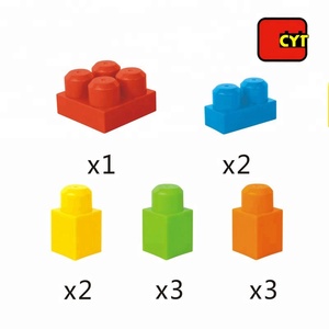 <span class=keywords><strong>Los</strong></span> niños juegan bajo techo ladrillo de dibujos animados juguete camión de bomberos con 11 unids - Product Image 5