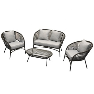 في الهواء الطلق أريكة الخوص في الهواء الطلق الروطان الأثاث حديقة - Product Image 2