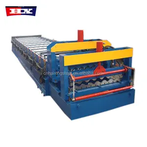 Popular product glazed roof tile roll forming machine