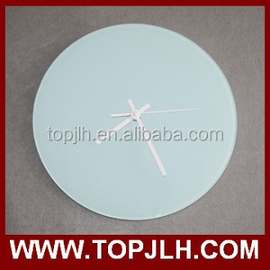 En gros creative décor à la maison diy <span class=keywords><strong>mur</strong></span> blanc horloge pour sublimation - Product Image 1