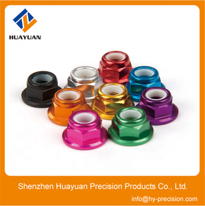 Harga Pabrik Warna-warni Aluminium Flange Nilon Menyisipkan <span class=keywords><strong>Lock</strong></span> <span class=keywords><strong>Nut</strong></span> - Product Image 6