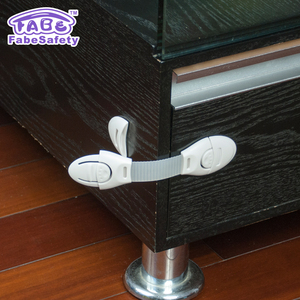 <span class=keywords><strong>Fabe</strong></span> M302-pestillo deslizante para cajones de puerta ajustable, multiusos, cierre de plástico de seguridad para bebés, cuidado del bebé - Product Image 6