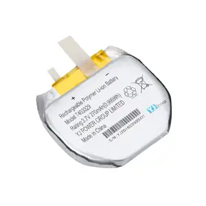 גודל עגול מעגלי 3.7 v 270 mAh 550 mah 483535 סוללת ליתיום פולימר