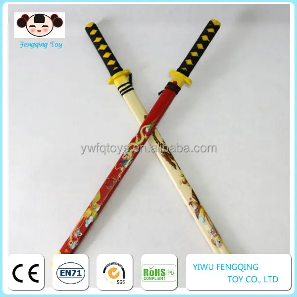 Brinquedos do miúdo de bambu chinês espada samurai