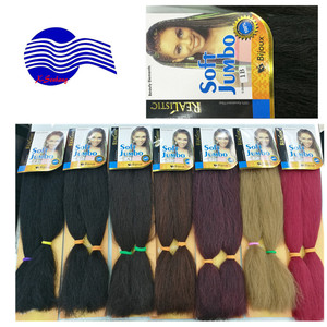 48inch 60gr mềm Jumbo Braid tóc dreads dễ dàng chống cháy sợi bện nước nóng thiết lập không có mịn Bộ nước nóng - Product Image 6