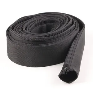 Flexible zip-up cable sleeve for cable protections