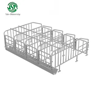 Pig Used Stainless Steel Long Feeding Trough For Pig Gestation Crate