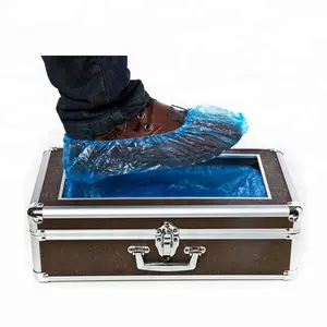 Automatic Overshoe Machine Sanitary Medical Use Disposable PE Shoe Shaped Cleaner Desktop Living Room Bedroom Dining Wedding