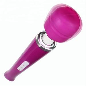 10 Kecepatan Alat Pijat Tubuh Masturbasi Wanita <span class=keywords><strong>Sex</strong></span> AV Rod Vibrator Kepala Besar untuk Wanita - Product Image 3