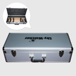 Boîte à outils en aluminium portable robuste argentée pour télescope, boîte pour appareil électronique - Product Image 3
