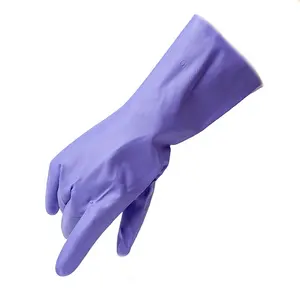 green long nitrile gloves 12 inch acid resistant