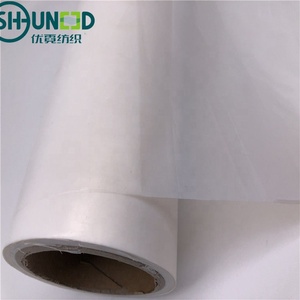 Film de revêtement PES couteau sans papier 0.05MM Film transparent adhésif Double face Film de stratification le plus mince pour vêtement, cuir - Product Image 1