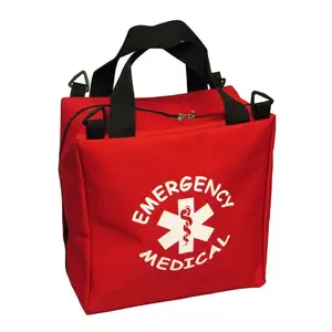 Sac médical d'urgence, sac de secours en Nylon, rouge, avec symbole de vie étoilé imprimé sur le devant