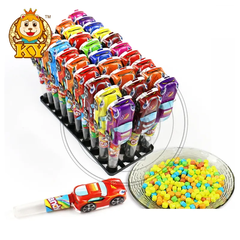 Bonbons jouets en forme de voiture bonbons bonbons bonbons pour enfants usine de Chine de haute qualité en gros