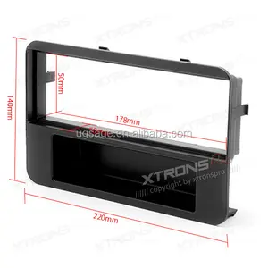 XTRONS 1DIN Frame Panel Top Radio FasciaためALFA ROMEO 159 Stereo Fascia Dash CD Trim Installation Frame Kit