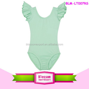 Formazione Dancewear Ragazze Leotard di Balletto del capretto Vestiti Del Bambino All'ingrosso <span class=keywords><strong>Ginnastica</strong></span> Body Con Tulle Ruffle Maniche Svolazzano - Product Image 5