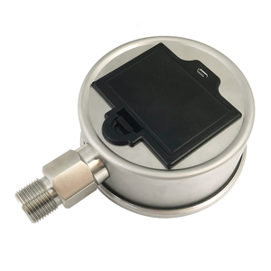 Yüksek kalite 4 inç 100mm tüm paslanmaz çelik dijital basınç ayar manometresi alt bağlantı ile - Product Image 4