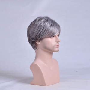 Peluca de pelo corto para <span class=keywords><strong>Cosplay</strong></span> de <span class=keywords><strong>Anime</strong></span>, peluca sintética para fiesta, color negro, butler, gris, <span class=keywords><strong>barato</strong></span>, Bob - Product Image 2