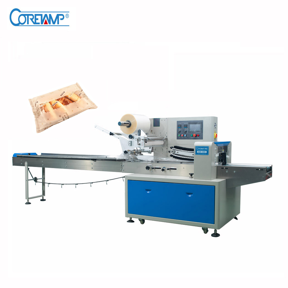 Автоматическая машина для упаковки влажных пищевых продуктов с лотком