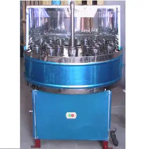 30 nozzles spray water pure bottle washing machinery 2000BPH