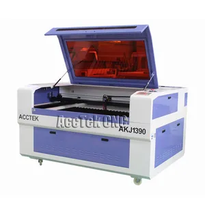 AccTek AKJ1390 laser cutting machine 1300*900mm work area CO2 laser cutter for non-metal