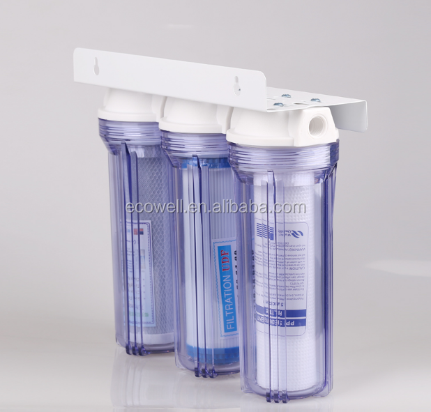 Eenvoudige Transparante 3 Stage Water Filter