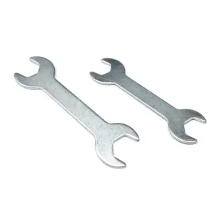 Goedkope Wegwerp Dubbele Steeksleutel 5.5 6 7 8 10 12 13 14 15 17 21 24Mm Flat staalplaat Geponst Spanner