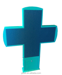 Doppia faccia su misura di colore verde all'aperto farmacia croce <span class=keywords><strong>Led</strong></span> segno di luce trasversale Display a <span class=keywords><strong>Led</strong></span> per il negozio - Product Image 3