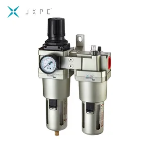 JAC5010 Series Pneumatic Filter Regulator And Gauges, Air Pressure Regulator,Air Treatment FR Modular Two Units