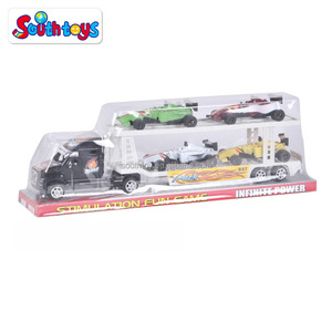 Bon marché Alimenté Par Friction <span class=keywords><strong>Voiture</strong></span> Transporteur Camions et Remorques avec Voitures/Animaux <span class=keywords><strong>jouet</strong></span> - Product Image 3