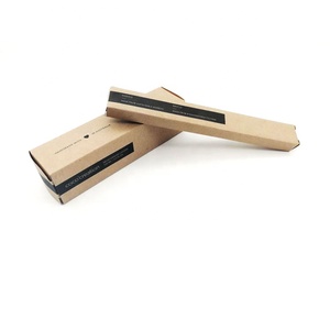 ZPT10-14 Narrow Long Custom logo Black Printing Chopstick Packaging Cosmetic Bottle Packing <strong>Box</strong> Cream Paper <strong>Kraft</strong> <strong>Box</strong> - Product Image 2
