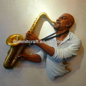 ResinJazz Lecteur de musique Figurines bar Décor - Product Image 6