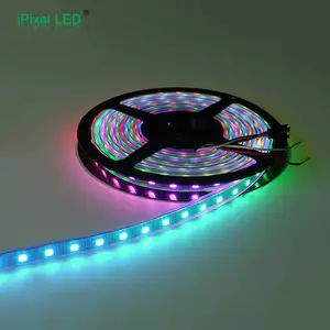 批发5米IP67硅管橡胶包裹户外防水RGB Led长条