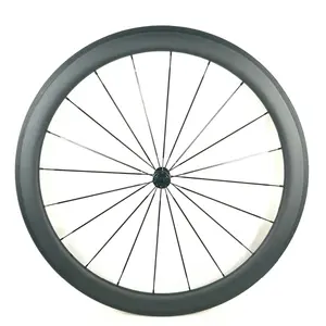 Roues de vélo de route en carbone léger Synergy 700c, jantes de 23 mm et 25 mm de largeur avec moyeu Powerway RT50 - Product Image 1