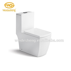 Barato baño WC una pieza dual flush WC murales sin montura - Product Image 1