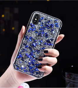 Riverstones colorido Bling de la Mujer de la contraportada del teléfono para <span class=keywords><strong>Iphone</strong></span> X XR caso para <span class=keywords><strong>Iphone</strong></span> <span class=keywords><strong>XS</strong></span> Max 6 7 8 - Product Image 6