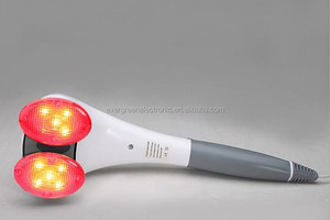 Masajeador eléctrico de mano de doble cabeza, masajeador infrarrojo con doble cabezal, martillo masajeador de vibración, aprobación CE ROHS - Product Image 4