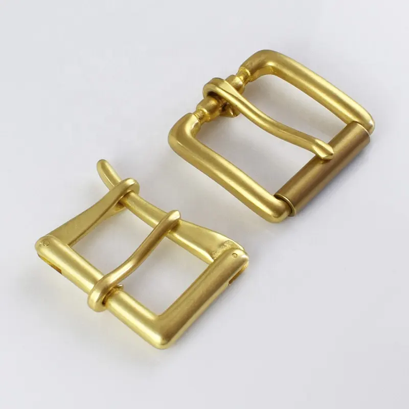 Meetee ZK827 40mm Pure Brass Quick Top Open Men's Unique Belt Buckles