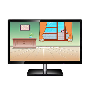 T/T PayPal pago 18.5 pulgadas PC 1366*768 RGB led monitor - Product Image 4