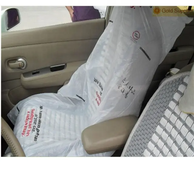 סיטונאי מושב הפנוי כיסוי אוניברסלי PE פלסטיק שקוף כיסוי עבור מכונית מושב