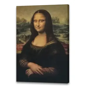 ภาพวาดสีน้ำมันด้วยมือ Dafen,ภาพวาดที่มีชื่อเสียง Leonardo Di Serpiero Da Vinci Mona Lisa