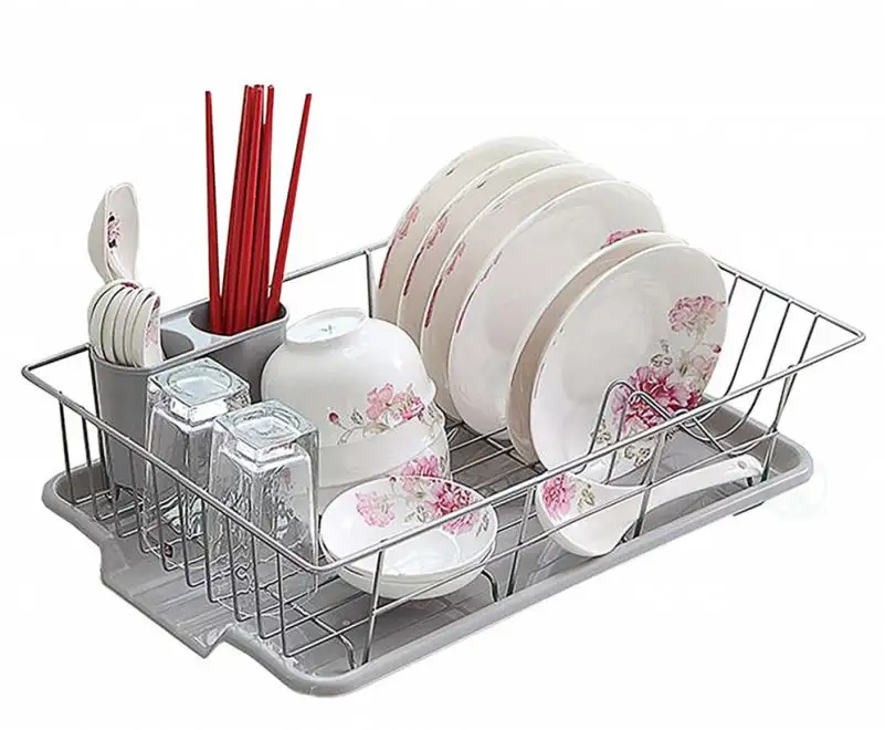 Storage Organizer Kitchen Dish Rack Stainless Steel Wholesale