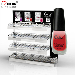 Équipement de magasin de cosmétiques moderne personnalisé Présentoir de maquillage économique pour produits de beauté voyants - Product Image 1