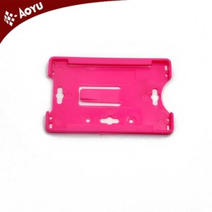 Porte-cartes en plastique dur en stock prêt coloré pour badges d'identité et accessoires de cartes de crédit - Product Image 2