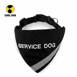 Großhandel Reflektierende Personalisierte Bestickte Haustier Hund Kragen <span class=keywords><strong>Bandana</strong></span> Für Service Hund - Product Image 2